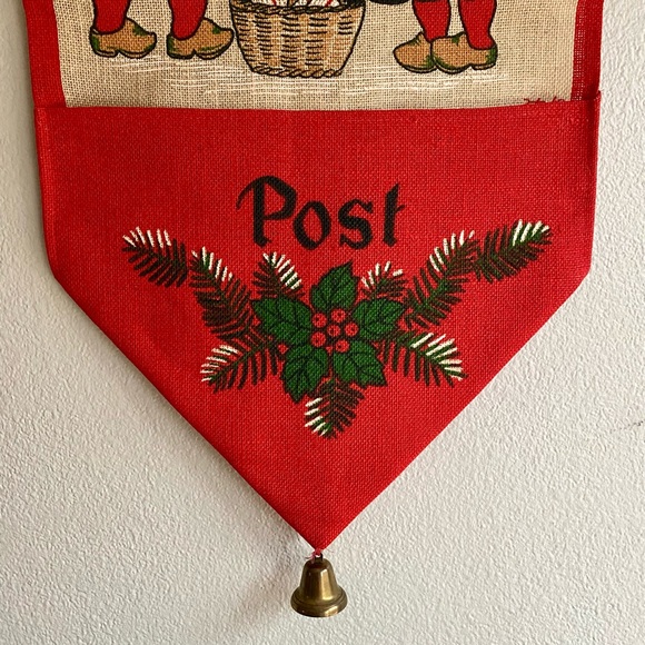 Gnomes Burlap Card Mail Holder - Picture 6 of 10